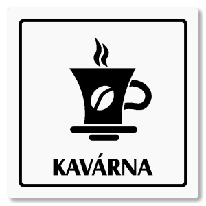 Kavárna, 100x100mm, bílá, Arizona